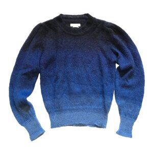 Isabel Marant Deniza Sweater Womens 34 XS Blue Crew Neck Mohair Long Sleeve Knit